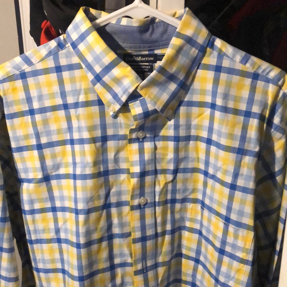 Mens Croft & Barrow long sleeve dress shirt